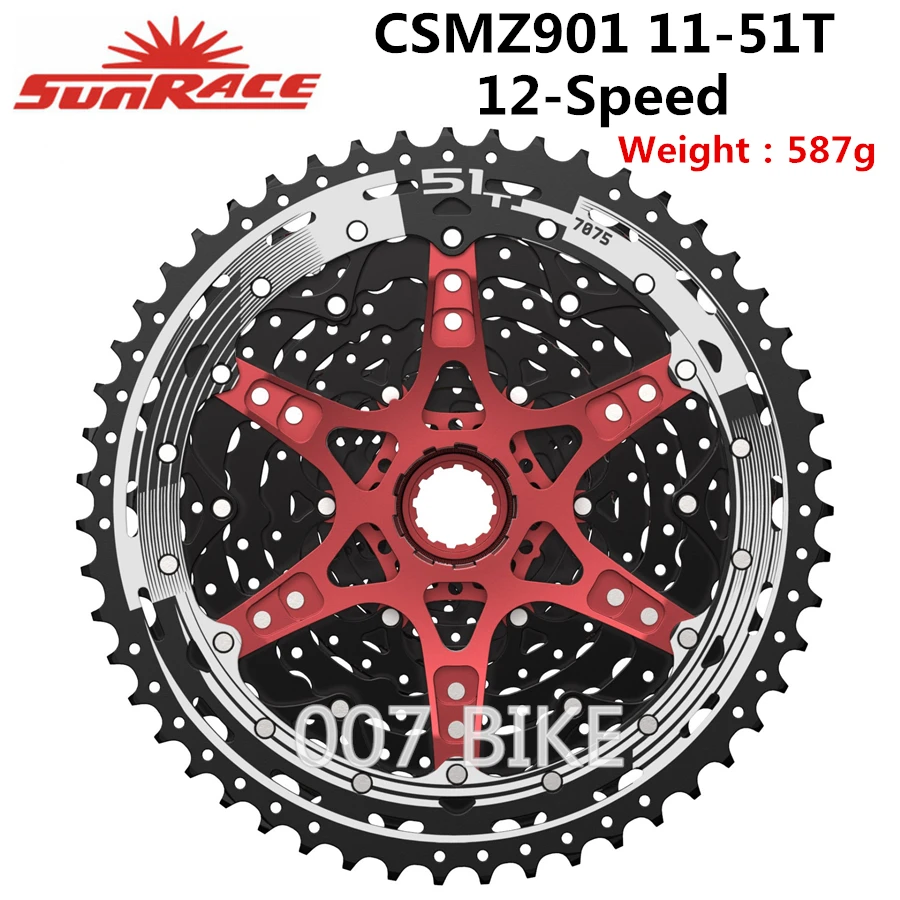 Sunracing CSMZ901 CSMZ601 toda la serie кассеты 12 Скоростей 11 51T CSMZ903 маховик S звездочки
