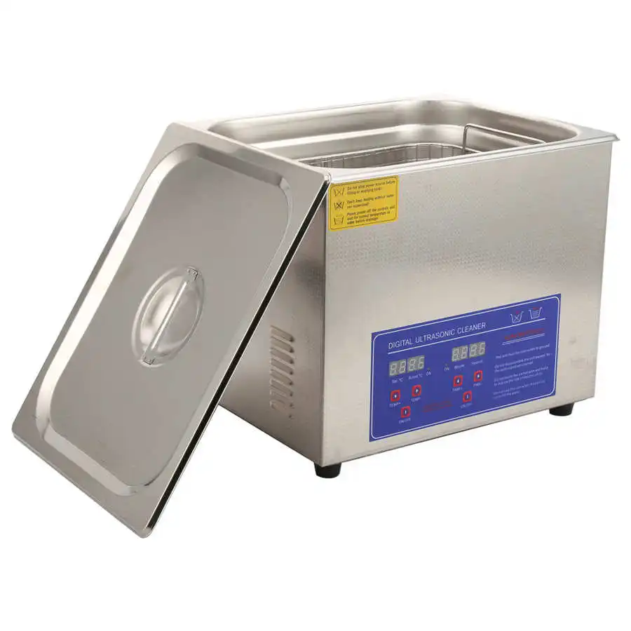 220w 10l Ultrasonic Cleaner Digital Washer Heating Timer Cleaning