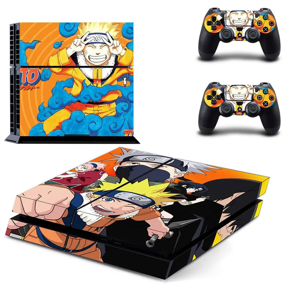 Аниме Наруто PS4 наклейка s Play station 4 кожа наклейки для playstation 4 PS4 консоли и контроллера Скины Виниловые - Цвет: DPTM1679