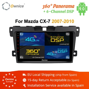 

Ownice K3 K5 K6 Android 9.0 2 din Car DVD radio stereo multimedia Player For Mazda CX7 CX-7 CX 7 2007 - 2010 headunit GPS navi