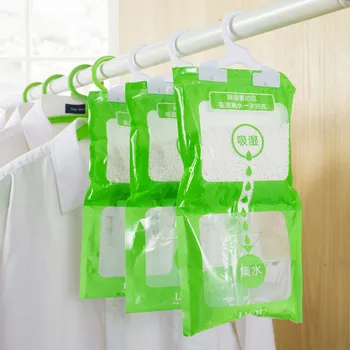 

Household Drying Dehumidifier 190g Wardrobe Absorbent Bag Family Use Hanging Drying Agent Dehumidifier Bags Room Accessories