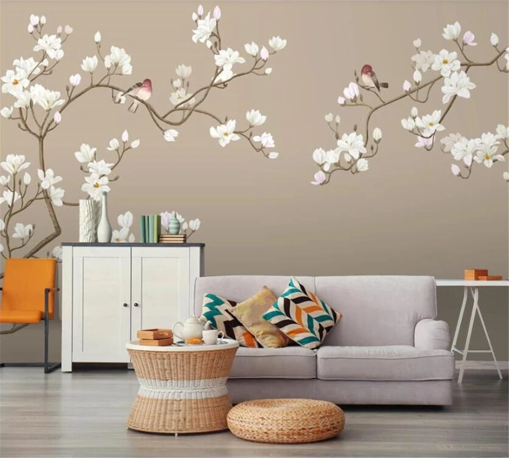 Обои beibehang 3d фото на заказ европейская ручная роспись романтический цветок