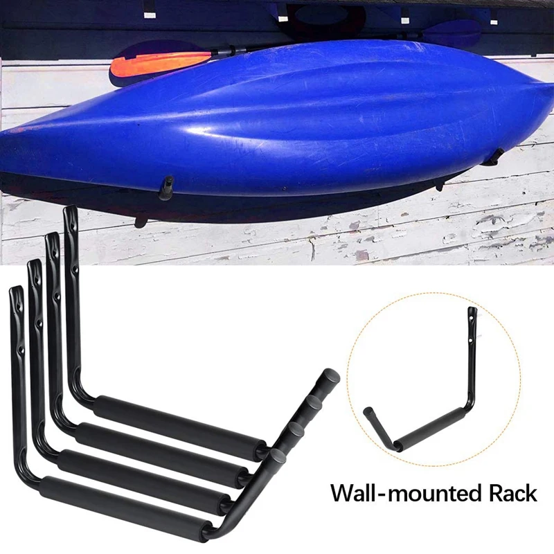 4 PCS Indoor Kayak Storage Hooks Kayak Storage Rack Utility Rack, Heavy