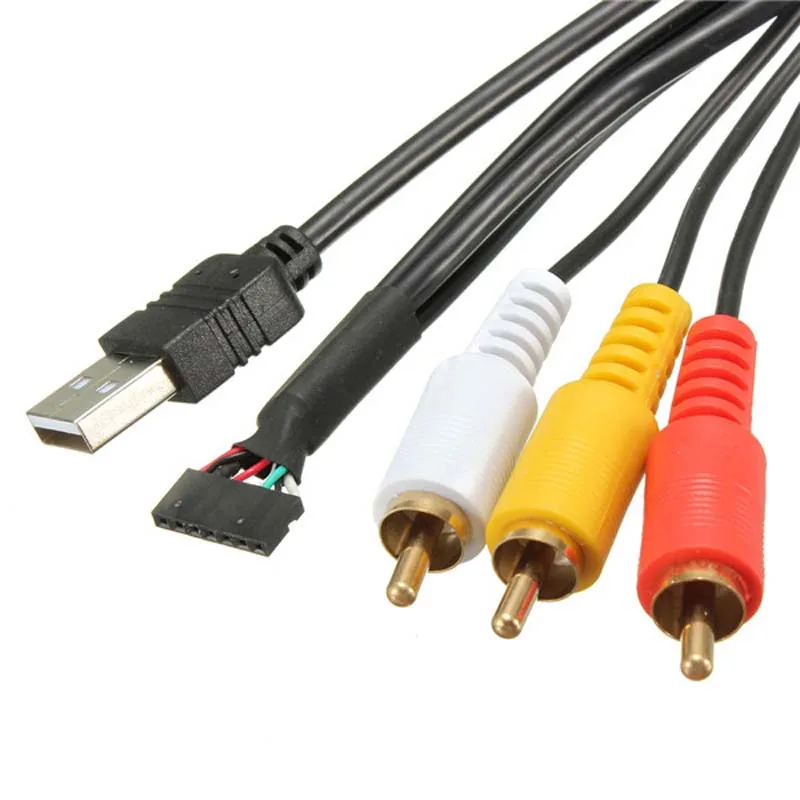 Горячий автомобиль 3,5 мм AUX USB аудио CD Мужской кабель адаптера интерфейса автомобилей с высоким качеством