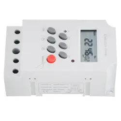 KG316T-II электронный таймер AC В 220 В 25A din-рейка цифровой программируемый электронный таймер переключатель электрического оборудования
