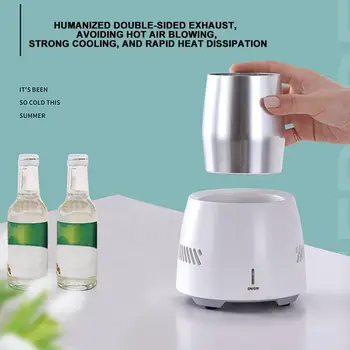 

Electric Refrigerator Cup Fridge Cooler Cooling Cups 100-240V 350mL Fashion Creative Car Bar Desktop Cola Summer