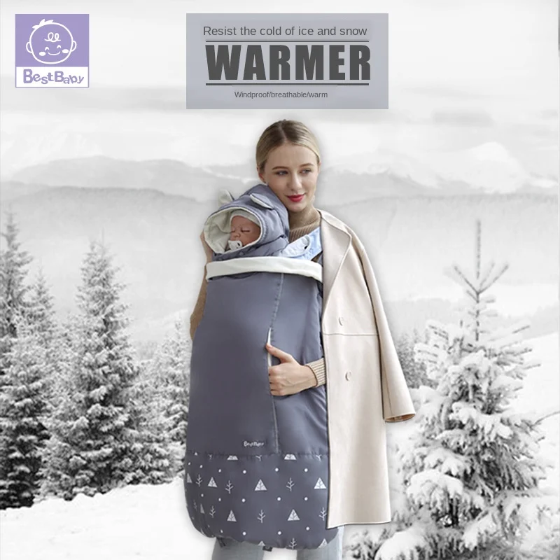 

Baby Waist Stool Cloak Children Cloak Spring, Autumn and Winter Baby Out Windproof Warm Sleeping Bag Plus-sized Baby Swaddle