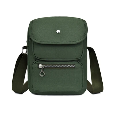Мини-сумки для женщин и мужчин, сумки через плечо в британском стиле, вместительные Молодежные сумки-мессенджеры для отдыха, сумки из ткани Оксфорд для девочек-подростков - Цвет: green