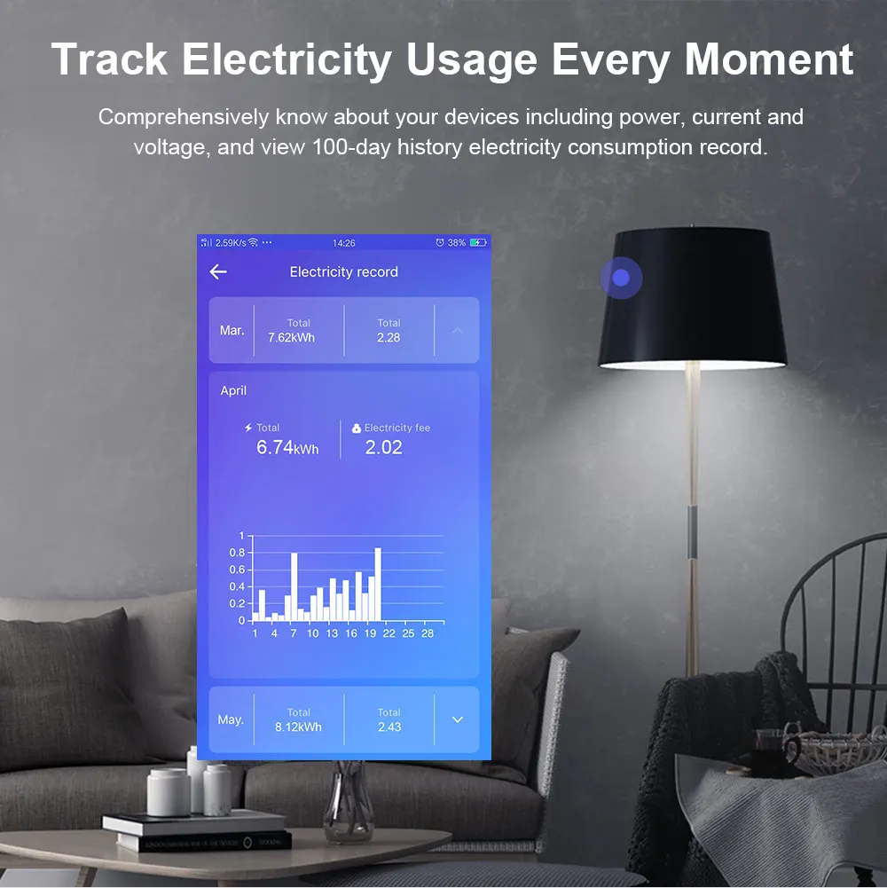 Itead Sonoff S31 Smart Plug мониторинг энергии версия США Wifi переключатель Модернизированный компактный дизайн Поддержка Google Home Alexa IFTTT