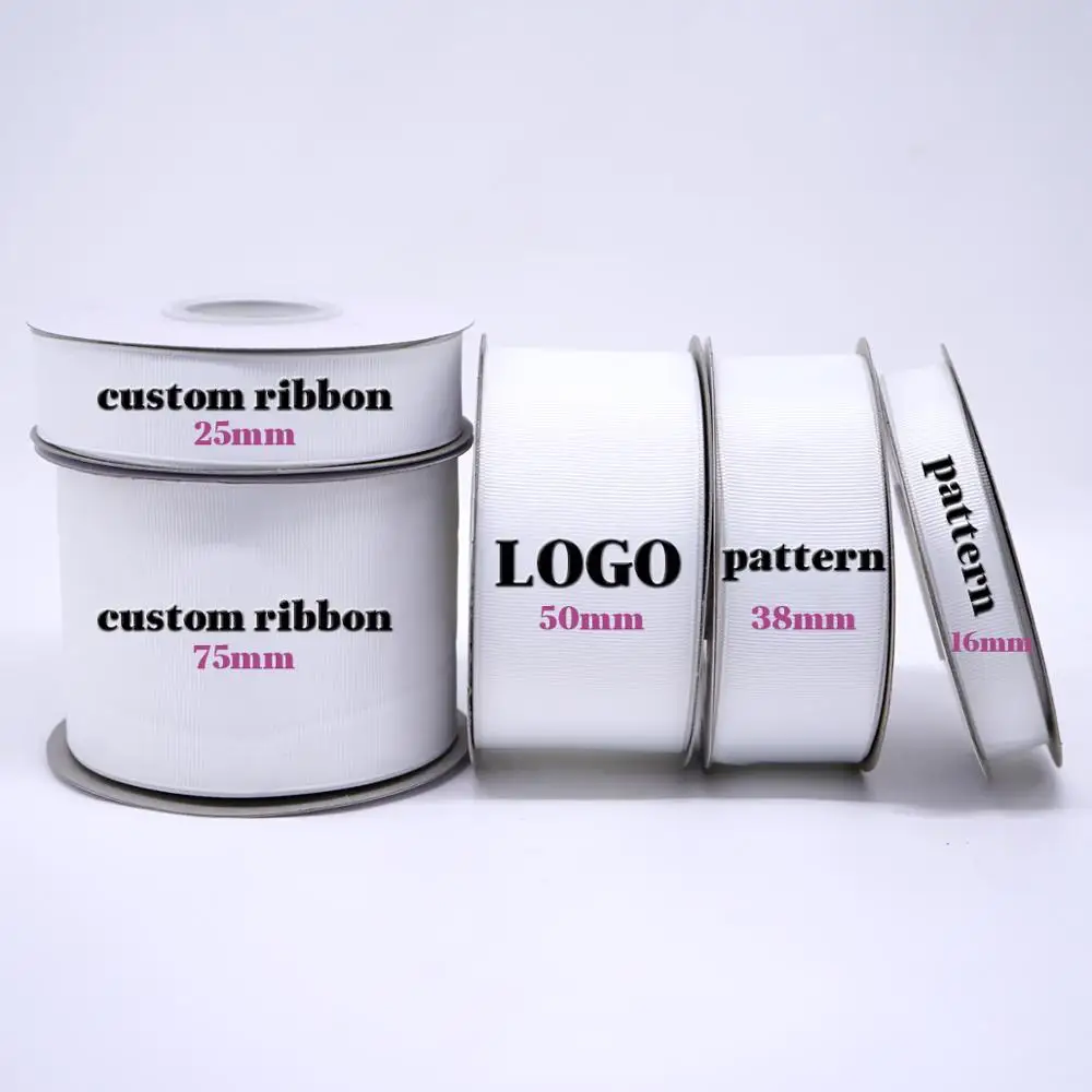 Ribbon Decoration Ribbon Supplies Wrapping Ribbon Grosgrain Ribbon Cartoon Printed Grosgrain Ribbon for Festival Supplies Gift Packaging Wedding Decoration 50yard