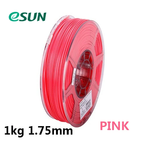 PLA PLUS 1kg PINK Нить для 3d принтера eSUN 1,75 мм PLA/PLA PRO(PLA+) 1 кг катушка разных цветов PLA/PLA PLUS материалы для 3d принтера только для России - Цвет: PLA PLUS 1kg PINK