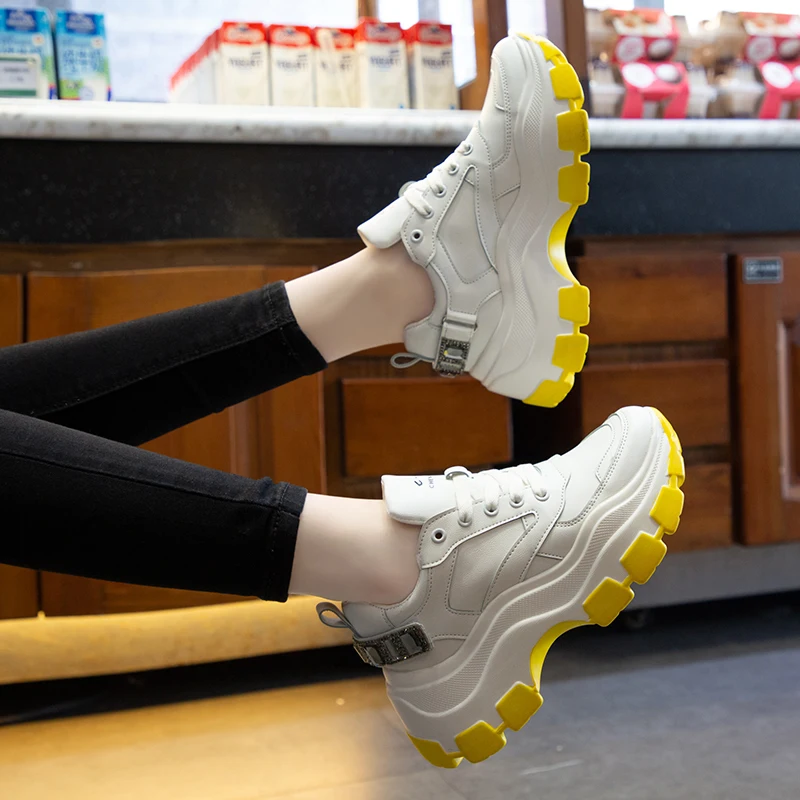 

Women's Sneakers With Platform Woman Shoes Luxury shoes Woman-shoes Thick Fashion Summer Womens Heels Casual Winter PU Leisure