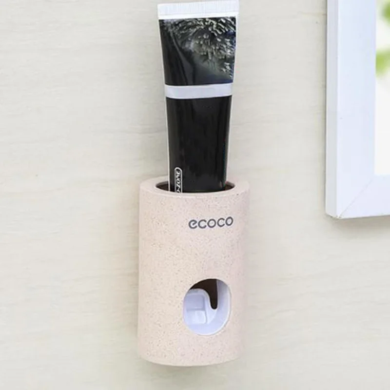 Household Wall-Mounted Automatic Toothpaste Dispenser Home Dust-Proof Hands Free Toothpaste Squeezer Holder Bathroom Accessories
