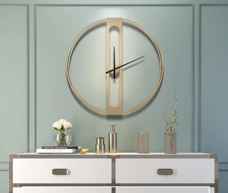 Часы Современный дизайн для гостиной 3D украшения большие часы настенные часы железное искусство