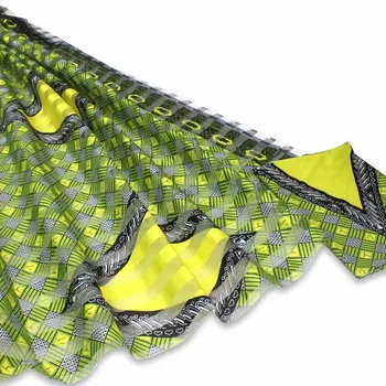 

Imitated silk fabric African print fabric 4+2 yard African fabric Nigerian Ankara fabrics 2019 Africain tissu wax YBG112708