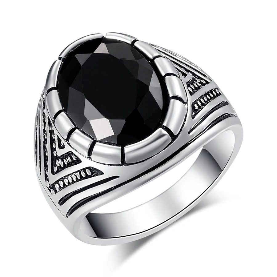 Wbmqda-Charms-Antique-Silver-Black-Vintage-Ring-Men-Cool-Ox-Totems-Steam-Punk-Jewelry-Gift-2018