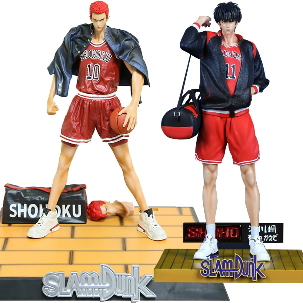 

Kaede Rukawa Akagi haruko SLAM DUNK Hanamichi Sakuragi Action Figure Anime PVC adult Action Figures toys Anime figures Toy