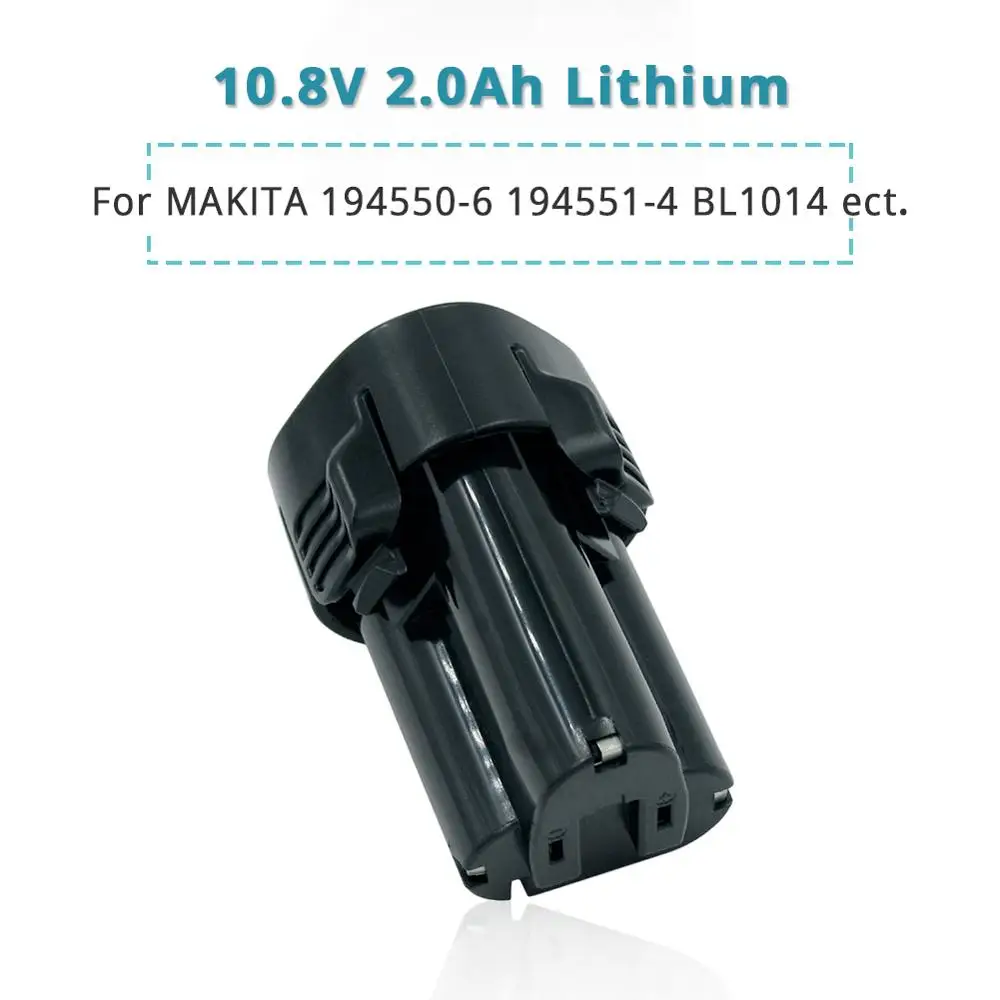 Литий ионный аккумулятор 10 8 В/12 в 2000 Ач для инструментов Makita мАч BL1013 BL1014 CL100DW CL100DZ