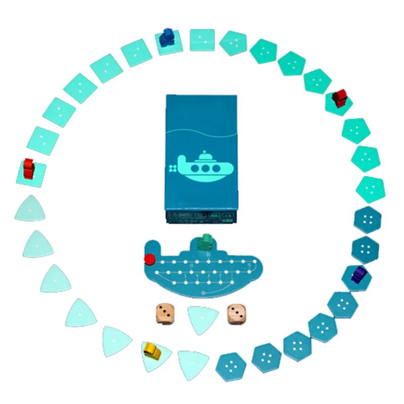 442.48руб. 32% СКИДКА|Deep Sea Adventure настольная игра 2 6 игроков Семейные/вечерние лучший подарок для детей смешная английская игра-in Настольные игры from Спорт и развлечения on AliExpress 