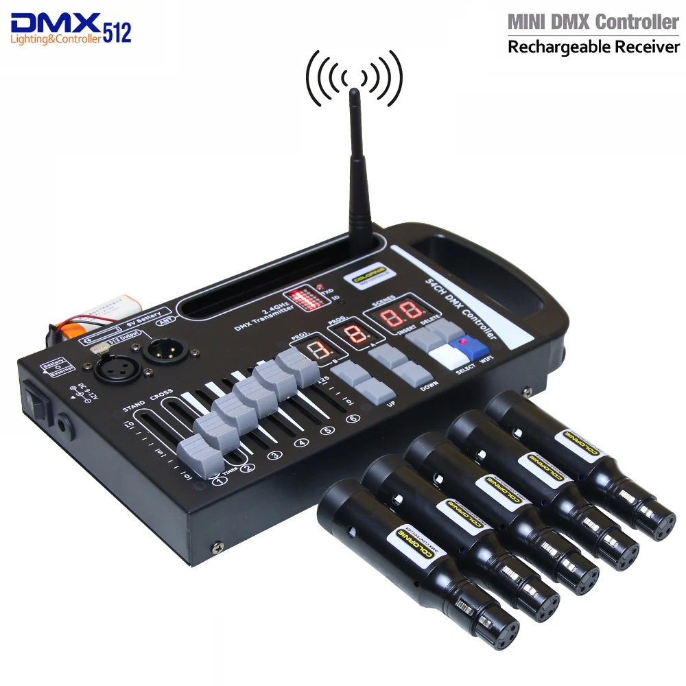 

NEW DMX Wireless Transmitter Receiver LED controller Laser Light Controller very convenience for moving stage