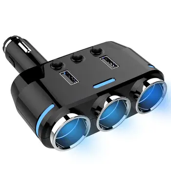 

Vehemo 5V/3.1A Car Adapter Charger Car Charger Auto Car Cigarette Lighter for Truck for USB