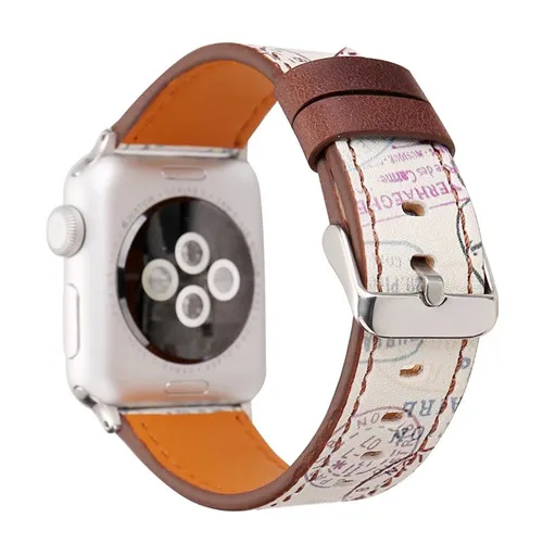 envelope Ремешок из натуральной кожи для apple watch 4 5 band 44 мм 40 мм Iwatch series 3 2 1 42 мм 38 мм браслет ремешок для часов аксессуары для часов - Цвет ремешка: envelope