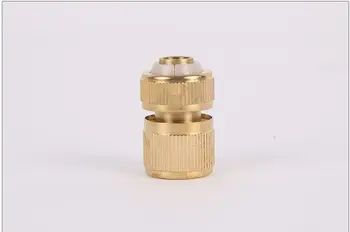 

Mayitr 1pc Brass Hose Tube Fitting Adapter Garden Home Water Pipe Tap Quick Connector for Garden Irrigation Car Wash Connected
