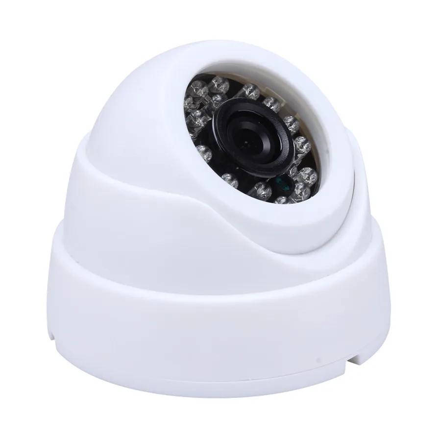 HAMROL CCTV камера 1/" Цвет CMOS реальная 700TVL Высокое разрешение 24 светодиодный Nightvison Крытый купольная камера аналоговая камера безопасности