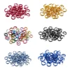 Unids/bolsa de 6, 8 y 10mm, anillos abiertos coloridos, conector de anillo de salto dividido para Diy, joyería, accesorios, suministros, 300 ► Foto 1/6