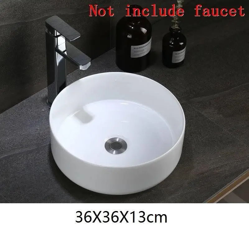 Version Q Umywalka Sobre Encimera Lavandino тщеславие Куба Wastafel De Black Lavabo Bagno Para Pia Banheiro Ванная раковина умывальник - Цвет: Version Q