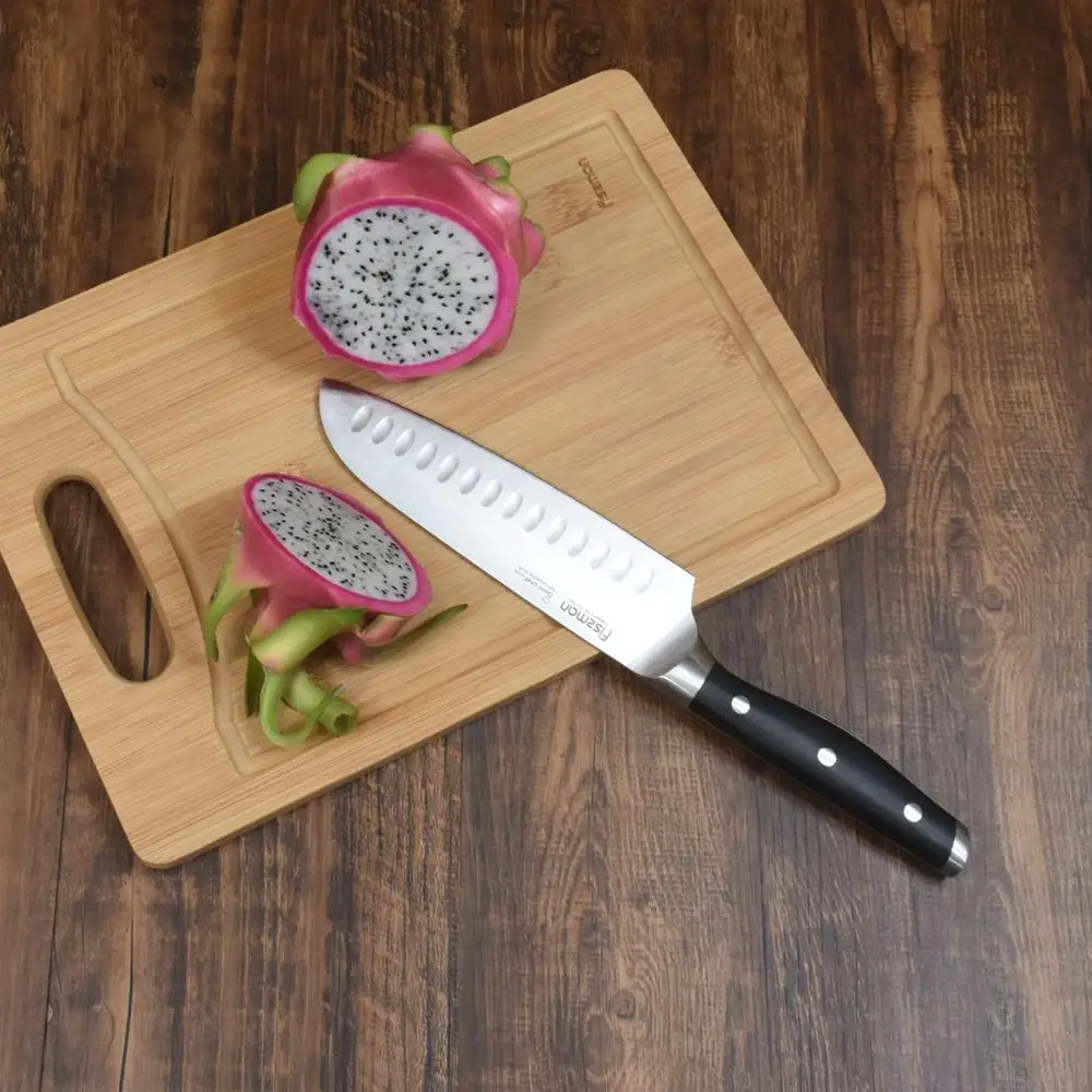 Фиссман 7 дюймовый нож Santoku Demi Chef серии немецкие стальные кухонные ножи|Кухонные
