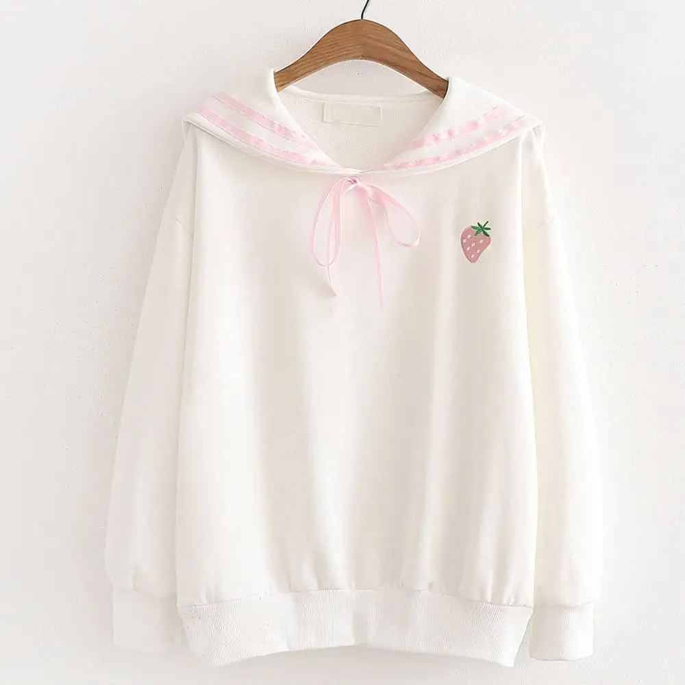 Женские толстовки Ulzzang с мультяшным принтом Kawaii Cat, женские милые осенние толстовки, модные японские худи в стиле Харадзюку, уличная одежда для девочек