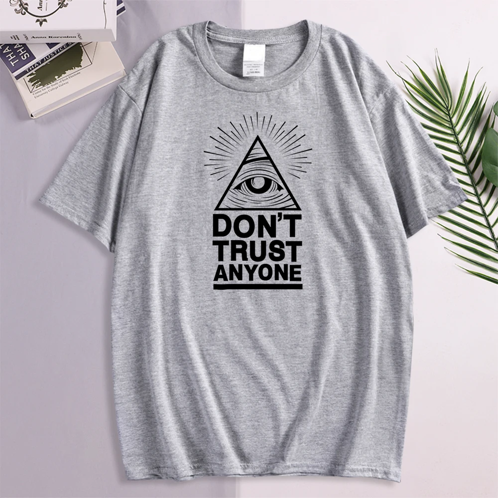 Модная Футболка реглан с надписью Don't Trust Anyone новинка 2021 летняя свободная