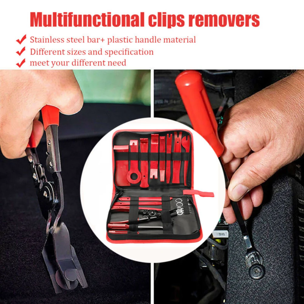 

Clip Trim Removal Pliers Accessories Panel Interior 19pcs Lining Tools