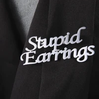 Lemegeton Custom Name Pin Brooch For Women Badge Personnalisable Custom Logo Products Stainless Steel Jewelry Wedding Gifts