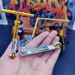 Mini dedo scooter de duas rodas brinquedos educativos dedo scooter bicicleta fingerboard skate mini dedo scooter