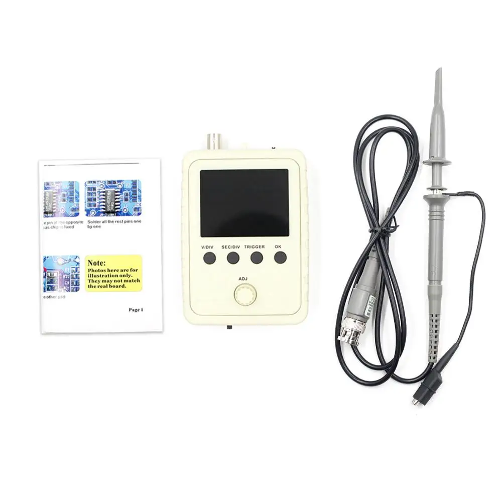 Красный DSO FNIRSI-150 15001K DIY цифровой осциллограф комплект с корпусом - Цвет: Красный