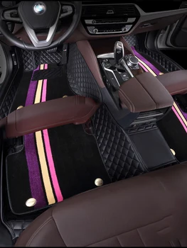 

Car floor mats for Toyota C-HR verso Rav4 Corolla Vios Mark X Crown Avalon Camry Land Cruiser 200 Prado150 120 auto carpet