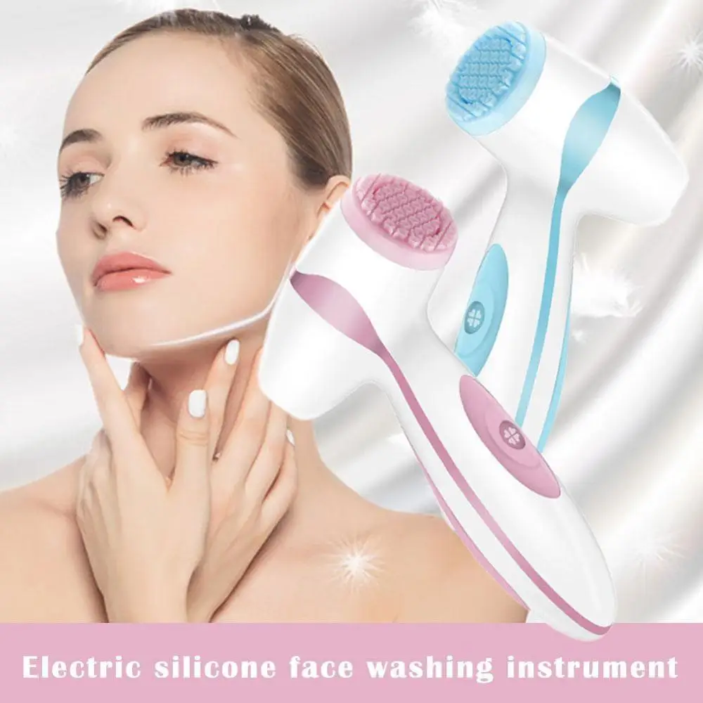 

2020 New Electric Facial Cleansing Brush Sonic Blackhead Remover Nu Galvanic Spa Skin Care Massager Facial Spa Machine
