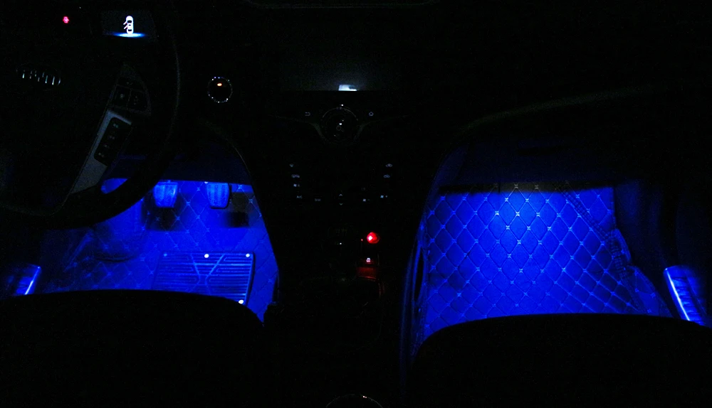 Tanie Nowe oświetlenie podłogowe LED samochodu lampa otoczenia dekoracyjne do wnętrza światła dla mercedes-benz wszystkie sklep