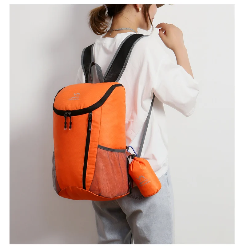 Рюкзак для хранения, светильник, унисекс, повседневная складная дорожная сумка, уличный рюкзак, альпинистская сумка, кожаная сумка