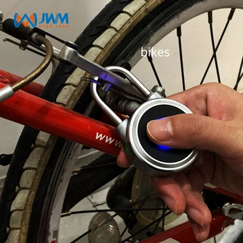 

JWM Fingerprint Drawer Lock Padlock Smart Keyless Padlock Anti-Theft Keyless Electric Door Lock USB Rechargeable Luggage Lock