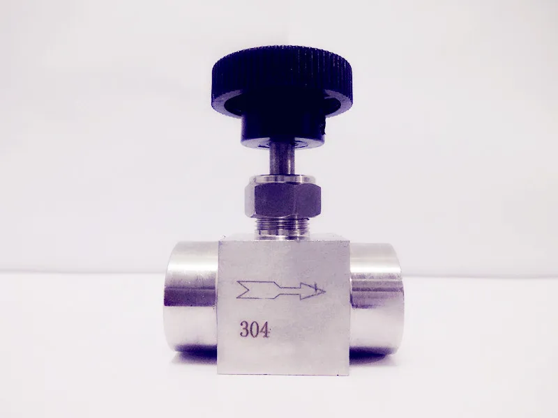 3/" DN10 полный порт MNPT игольчатый клапан, нержавеющая сталь 304 высокого давления игольчатый клапан