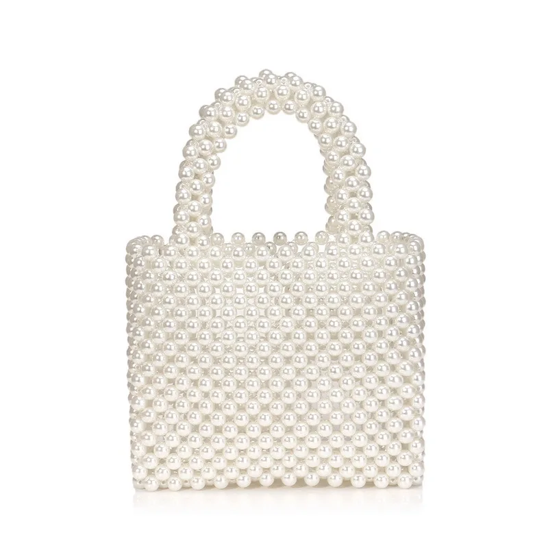 

Surplus Power 2019 New Style zhen zhu bao Women's Fashion Handbag Handmade Beaded Bracelet Woven Bag