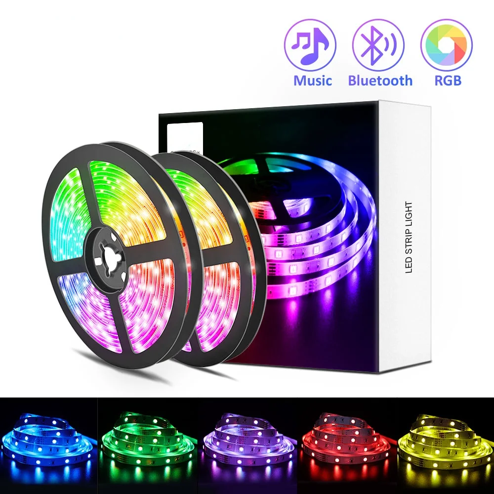 Светодиодная лента RGB 5050/SMD2835 для декора телевизора гибкая светодиодная сделай