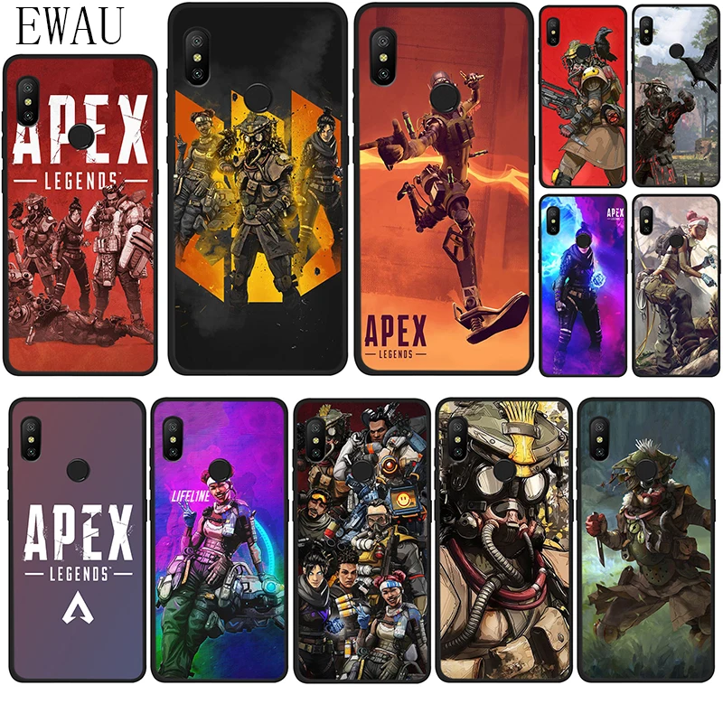 

EWAU Apex Legends Silicone phone case for Xiaomi Redmi Note 4 4X 5 6 7 8 Pro 5A Prime