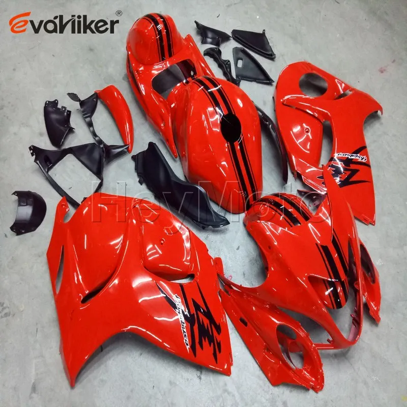 Изготовленный на заказ мотоцикл капот для GSX-R1300 2008 2009 2010 2011 2012 2013 мотор Fairingr+ литья под давлением красный - Цвет: B