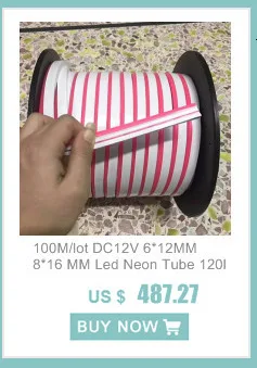 Fanlive 100 м/лот 25*15 мм светодиодный неоновый светильник 14 Вт AC220V 240 в DC12V RGB гибкий неоновый фоновый светильник водонепроницаемый 120 светодиодный s/m