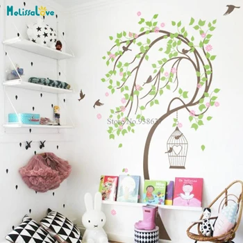 

DIY Decal Cherry Blossom Tree Baby Nursery Kids room Decor Mural Removable Vinyl Wall Sticker Waterproof BB819