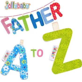

New High Quality Alphabet Cloth Books A to Z letters Educational Toys for Children Crib Gallery Stroller Teething Hanging Decor